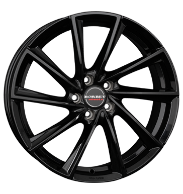Borbet VTX 8x18 ET37 5x112 66,6 black glossy