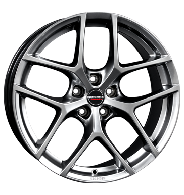 Borbet Y 8x19 ET44 5x112 57,1 hyper silver 19