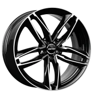 GMP Atom 9x20 ET25 5x112 66,5 black diamond