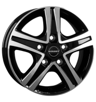 Borbet CWD 6x16 ET68 5x118 71,1 black glossy polished