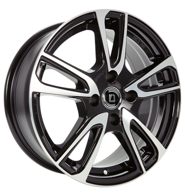 Diewe Wheels Astral 6,5x16 ET45 4x100 73,1 black diamond