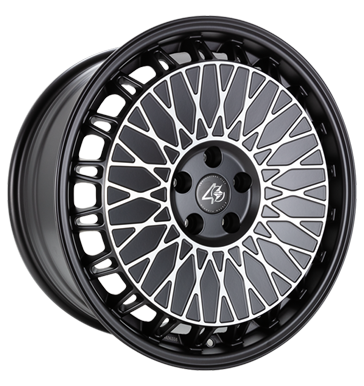 Eta Beta EB40 8,5x19 ET45 5x112 73,06 matt black face polish