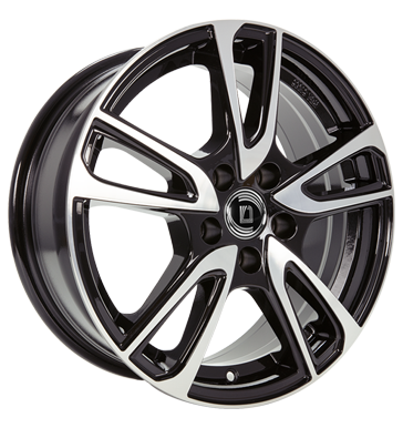 Diewe Wheels Astral 7x17 ET35 5x100 73,1 black diamond