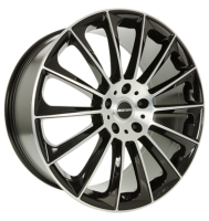 GMP Stellar 8x18 ET38 5x112 66,6 black diamond