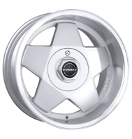 Borbet A 7x15 ET35 4x108 57,1 silver polished