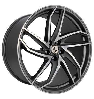 Eta Beta Heron 8,5x20 ET45 5x108 63,4 anthracite matt full polish