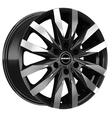 Borbet CW6 6,5x16 ET62 6x130 84,1 black polished matt