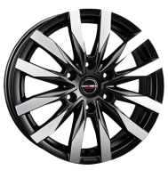 Borbet CW6 7,5x18 ET47 6x130 84,1 black polished matt