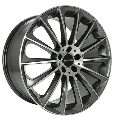 GMP Stellar 8,5x20 ET45 5x112 66,6 anthracite diamond