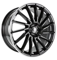 Diewe Wheels Briosa 8,5x19 ET30 5x112 66,6 NeroS machined...