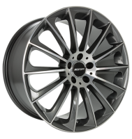 GMP Stellar 9x22 ET25 5x112 66,6 anthracite diamond