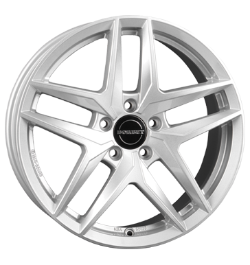 Borbet Z 7,5x17 ET30 5x112 66,6 crystal silver