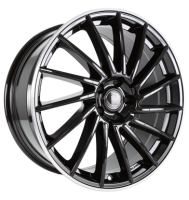 Diewe Wheels Briosa 8,5x20 ET45 5x112 66,6 NeroS machined...