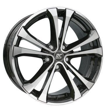 RCDesign RC17 7,5x17 ET35 5x120 72,6 schwarz glanz vollpoliert