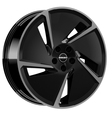 Borbet AE 7,5x20 ET45 5x112 72,5 black polished