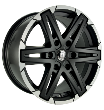 Diewe Wheels Grezzo 8,5x18 ET25 6x139,7 93,1 Nero machined