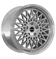 Borbet B 8x17 ET35 5x120 72,5 silver rim polished