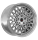Borbet B 8,5x19 ET45 5x112 66,6 silver rim polished