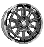 Brock B45 7,5x18 ET45 5x108 65,1 himalaya grey vollpoliert