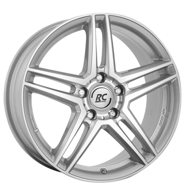 RCDesign RC D17 8,5x19 ET62 5x112 66,6 kristallsilber