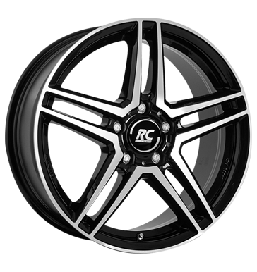 RCDesign RC D17 8,5x19 ET62 5x112 66,6 schwarz glanz vollpoliert