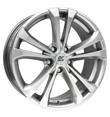 RCDesign RC17 8,5x20 ET33 5x112 66,6 chromsilber