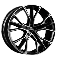 GMP Gunner 9x20 ET25 5x112 66,5 black diamond
