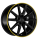 Borbet LX18 8x18 ET44 5x112 57,1 black matt rim yellow