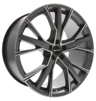 GMP Gunner 10x22 ET20 5x112 66,5 matt anthracite diamond