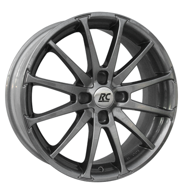 RCDesign RC18 6,5x15 ET25 4x108 65,1 titan metallic
