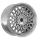 Borbet B 7x17 ET30 4x100 64 silver rim polished
