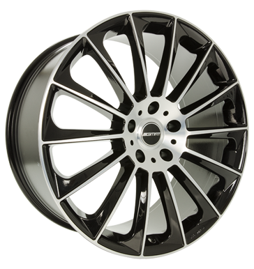 GMP Stellar 9x21 ET35 5x112 66,6 black diamond