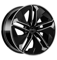 Borbet TX 9x20 ET20 5x112 66,5 black polished glossy