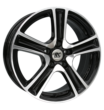 RCDesign RC19 6,5x16 ET39 5x110 65,1 schwarz glanz vollpoliert