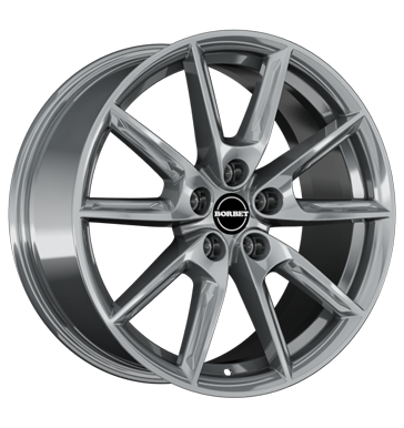 Borbet LX18 8x18 ET48 5x112 66,6 grey glossy