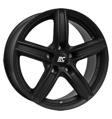 RCDesign RC21 7,5x17 ET52 5x120 72,6 schwarz klar matt