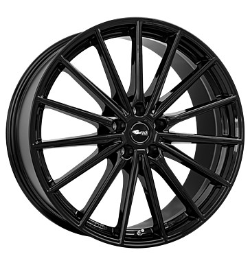 Brock B43 10x20 ET39 5x112 66,6 schwarz glanz