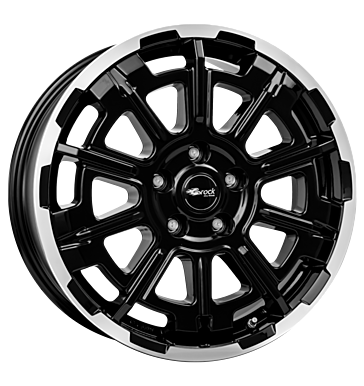 Brock B45 8x20 ET40 5x108 63,4 schwarz glanz vollpoliert