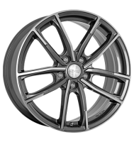 Brock B38 8x18 ET49 5x114,3 72,6 himalaya grey vollpoliert