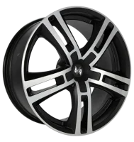 Eta Beta Uriel 9x20 ET30 5x112 66,5 black matt polish -...