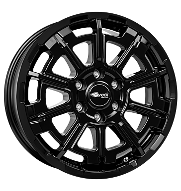 Brock B45 7x17 ET45 6x120 74,6 schwarz glanz
