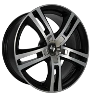 Eta Beta Uriel 9x20 ET30 5x112 66,6 black matt polish -...