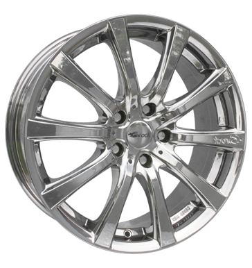 Brock B21 10x22 ET30 6x139,7 67,1 surface like chrome