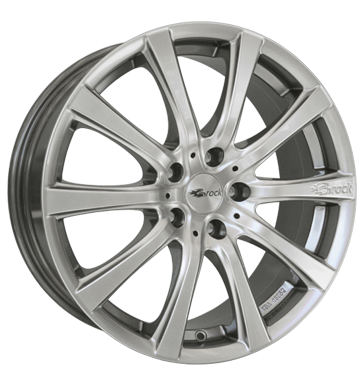 Brock B21 7x16 ET38 5x100 63,4 chromsilber
