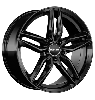 GMP Fasten 8x19 ET35 5x112 66,6 black glossy