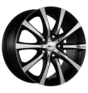 Brock B21 7,5x17 ET35 5x120 72,6 schwarz matt vollpoliert
