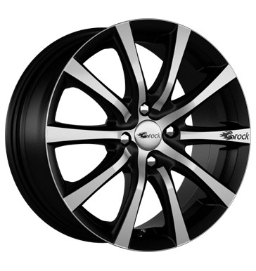 Brock B21 7,5x17 ET38 4x114,3 72,6 schwarz matt vollpoliert