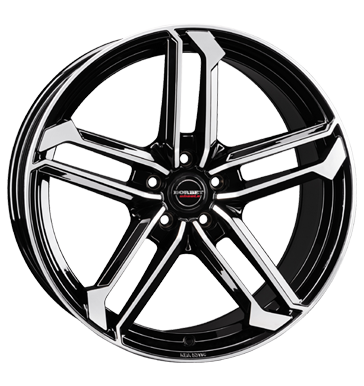 Borbet ATX 8,5x20 ET45 5x114,3 72,5 black polished glossy