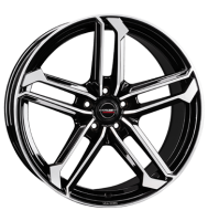 Borbet ATX 8,5x20 ET45 5x114,3 72,5 black polished glossy
