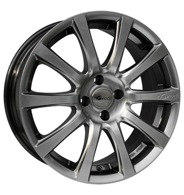 Brock B21 8x18 ET29 4x108 65,1 chromsilber